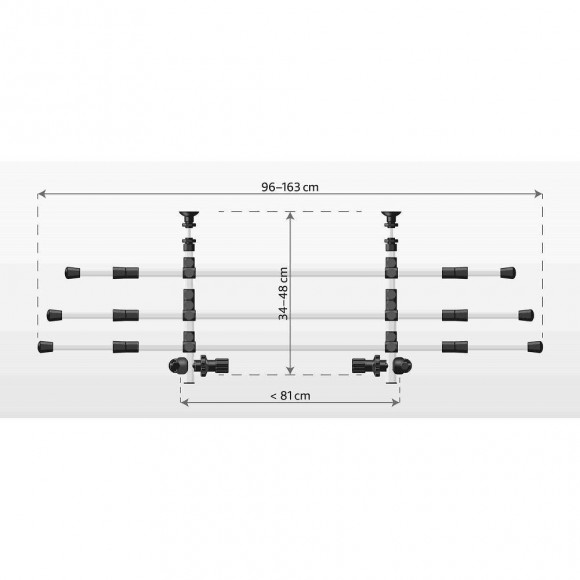 Grille De Séparation Pour Voiture 96-163 Cm Pour Chien. - Trixie - Tr-13171