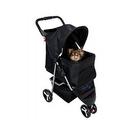 Poussette Noir. 47 X 100 X 80 Cm. Pour Chien .max 11 Kg. - Trixie - Tr-28958