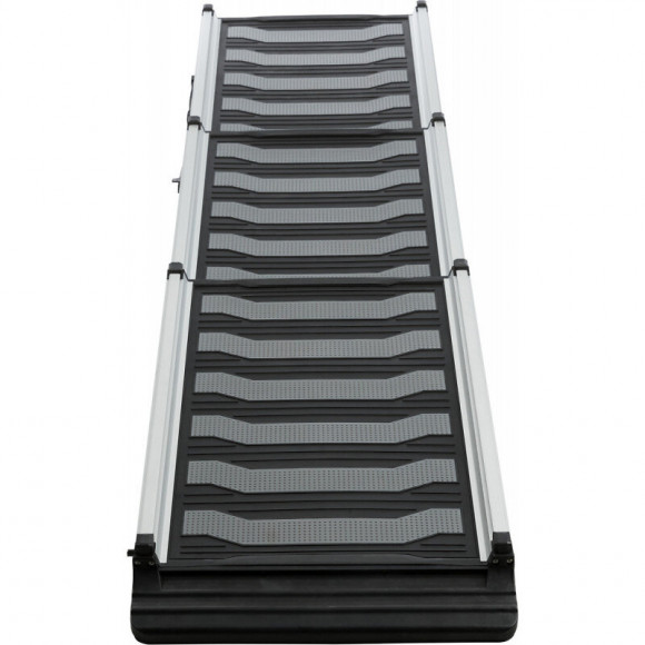 Rampe Télescopique 3 Marches, En Aluminium/tpr Pour Chiens Poids Max 90 Kg - Trixie - Tr-39479
