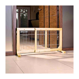 Barrière Bois Réglable De 65 À 108 Cm H 50 Cm.  Pour Chiens. - Trixie - Tr-3944