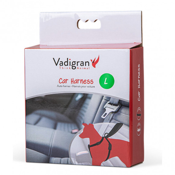 Harnais Et Ceinture De Sécurité Voiture. Taille L. Pour Chien. - Vadigran - Va-16832