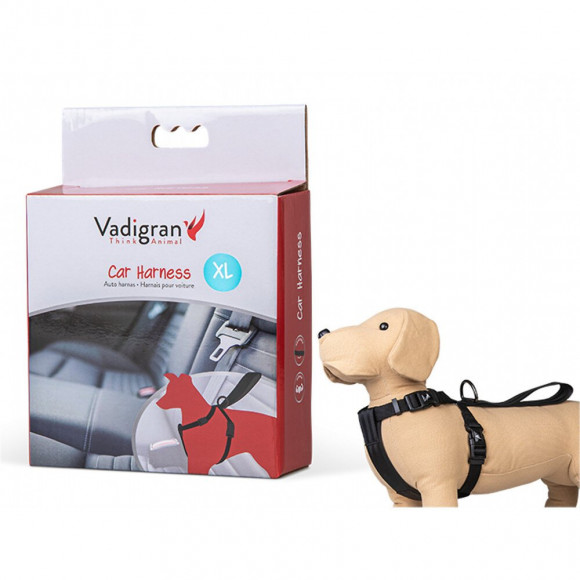 Harnais Et Ceinture De Sécurité Voiture. Taille Xl. Pour Chien. - Vadigran - Va-16833