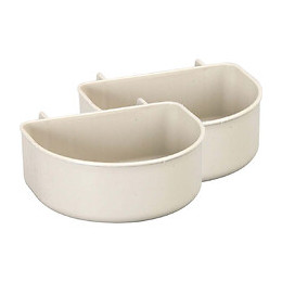 Lot De 2 Gamelle Nomad, Pour Cage De Transport Chien 300 Ml - Animallparadise - Fl-1030801-x02