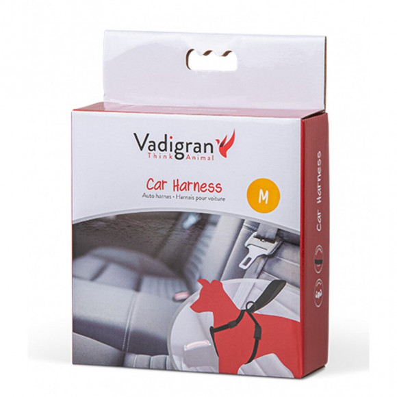 Harnais Et Ceinture De Sécurité Voiture. Taille M. Pour Chien. - Vadigran - Va-16831