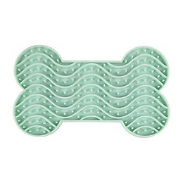 Tapis À Lécher Yummee . Couleur Vert.  Taille S. 15 Cm .pour Chien. - Flamingo Pet Products - Fl-520212