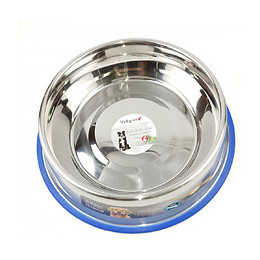 Gamelle Inox Antidérapante. Ø 33 Cm  2.8 Litres. Pour Chien. - Nobby - Va-17629