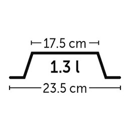 Gamelle En Plastique Recyclé Muk 1300 Ml. Pour Chien. - Flamingo Pet Products - Fl-521591