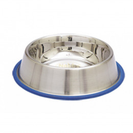 Gamelle Inox Antidérapante Ø 15,5 Cm Contenant  0,25 Litres. Pour Chien - Nobby - Va-73541