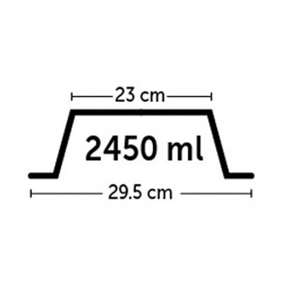 2.45 Litre Gamelle Chien Mara Grise. Ø 29.5 Cm. - Flamingo Pet Products - Fl-518806