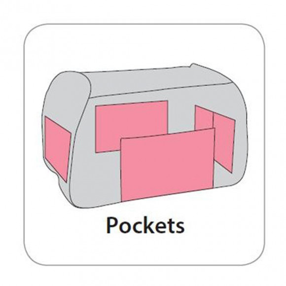 Sac De Transport Gisel.  48 X 25 X 33cm. Pour Chien Max 7 Kg. - Flamingo Pet Products - Fl-518120