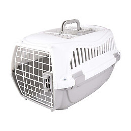 Cage De Transport Globe. Taille S. 37 X 57 X H 33 Cm, Couleur Gris. Pour Chien. - Flamingo Pet Products - Fl-517572