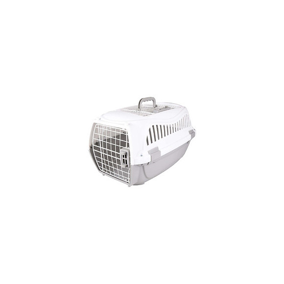 Cage De Transport Globe. Taille S. 37 X 57 X H 33 Cm, Couleur Gris. Pour Chien. - Flamingo Pet Products - Fl-517572