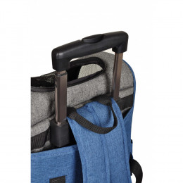 Sac A Dos Trolley Kiara Bleu. 32 X 29 X H 89 Cm. Pour Chien. - Flamingo Pet Products - Fl-517743