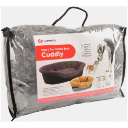 Housse Cuddly, Pour Lit Domus. 95/110 Cm. Grise. Pour Chien. - Flamingo Pet Products - Fl-514573