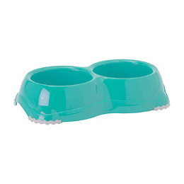 2 X 330 Ml Une Gamelle Chien Ou Chat Double Leno Hawai Couleur Aléatoire - Flamingo Pet Products - Fl-518823