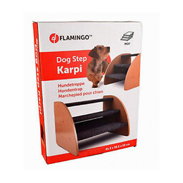 Marchepied Pour Chiens, Karpi Gris. 41,5 X 38,5 X30 Cm. - Flamingo Pet Products - Fl-519706