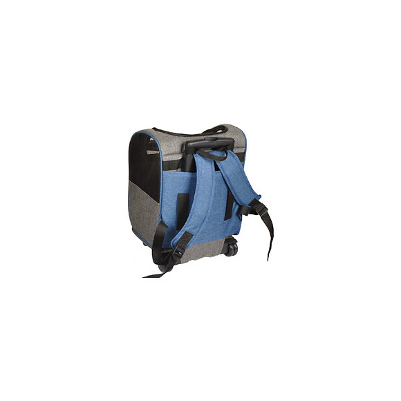 Sac A Dos Trolley Kiara Bleu. 32 X 29 X H 89 Cm. Pour Chien. - Flamingo Pet Products - Fl-517743