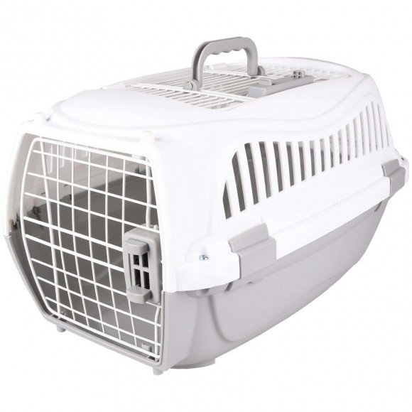 Cage De Transport Globe. Taille S. 37 X 57 X H 33 Cm, Couleur Gris. Pour Chien. - Flamingo Pet Products - Fl-517572