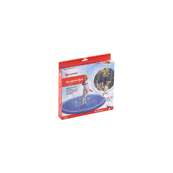 Tapis D'arrosage Fresk Lenny. Ø 1 Mètre. Pour Chien. - Flamingo Pet Products - Fl-521368