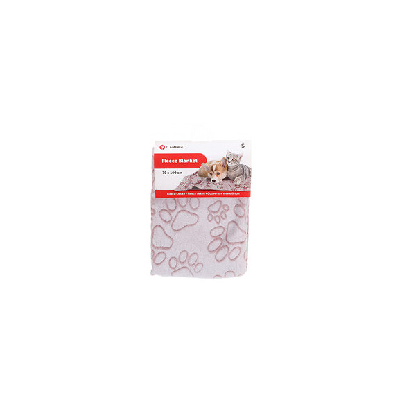 Couverture Lalia. Taille S.  70 X 100cm. Vieux Rose. Pour Chiens. - Flamingo Pet Products - Fl-520887