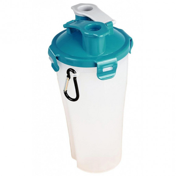 Gourde De Voyage 2 En 1 Trinka. Pour L'eau Et La Nourriture. 2 X 400 Ml. Pour Chien. - Flamingo Pet Products - Fl-520365