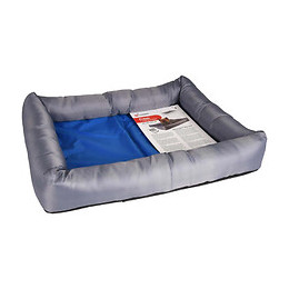 Coussin Rafraîchissant Fresk. Taille S. 50 X 40 X 8.5 Cm. Bleu/gris. Pour Chien. - Flamingo Pet Products - Fl-519543
