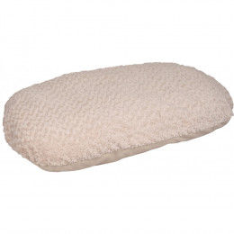 Coussin Cuddly Beige, Ovale, Polaire. 110 X 70 X 12 Cm. Pour Chien. - Flamingo Pet Products - Fl-520330