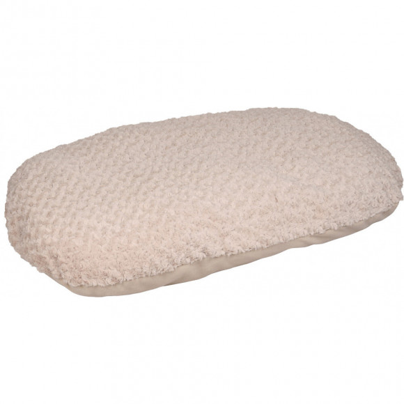 Coussin Cuddly Beige, Ovale, Polaire. 110 X 70 X 12 Cm. Pour Chien. - Flamingo Pet Products - Fl-520330