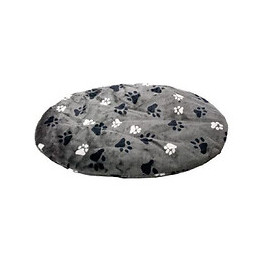 Coussin Ovale Gris. Taille 50 X 60 X 4 Cm. Pour Chien - Flamingo Pet Products - Fl-61197