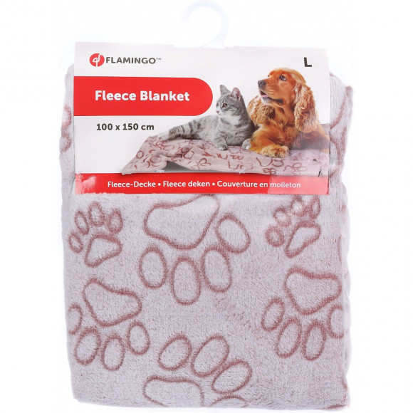 Couverture Lalia. Taille L.  100 X 150 Cm. Vieux Rose. Pour Chiens. - Flamingo Pet Products - Fl-520888