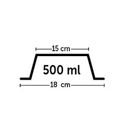 0.5 Litre Gamelle Chien Ou Chat.  Mara Grise. Ø 18 Cm. - Flamingo Pet Products - Fl-518800