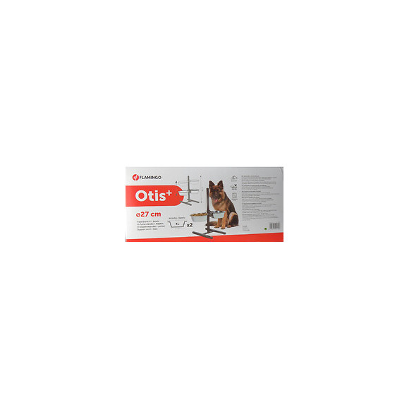 Bar A Chien Otis . Hauteur Max 60 Cm. Bol Ø 27 Cm. 4 Litres. Pour Chien. - Flamingo Pet Products - Fl-1030083