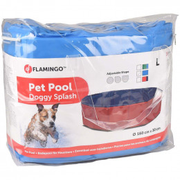 Piscine Pour Chien. Ø 160 X 20 Cm. Doggy Splash Couleur Bleu. - Flamingo Pet Products - Fl-519421