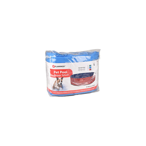 Piscine Pour Chien. Ø 160 X 20 Cm. Doggy Splash Couleur Bleu. - Flamingo Pet Products - Fl-519421