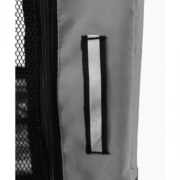 Remorque Doggy Liner Romero.  Noir Et Gris. 60 X 43 X 51 Cm. Pour Chien. - Flamingo Pet Products - Fl-518982