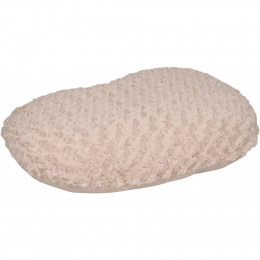 Coussin Cuddly Beige, Ovale, Polaire. 60 X 42 X 8 Cm. Pour Chien. - Flamingo Pet Products - Fl-520325