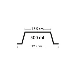 Gamelle 500 Ml. Anti Glouton, Rimboé, Anti Dérapant,  Couleur Taupe, Pour Chien - Flamingo Pet Products - Fl-518914