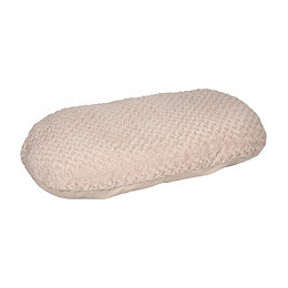 Coussin Cuddly Beige, Ovale, Polaire. 120 X 74 X 12 Cm. Pour Chien. - Flamingo Pet Products - Fl-520331
