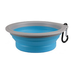 Gamelle De Transport Bubo 375 Ml. Pour Chien. Couleur Bleu/ Gris. - Flamingo Pet Products - Fl-520310