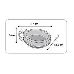 Gamelle Kerry A Fixer . Ø 10 Cm  300 Ml. Pour Chien Ou Chat. - Flamingo Pet Products - Fl-519651