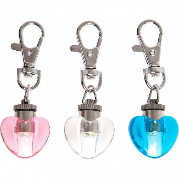 1 Clignotant De Sécurité En Forme De Coeur Pour Chien. Couleur Aléatoire. - Flamingo Pet Products - Fl-64900