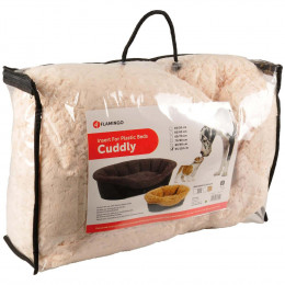 Housse Cuddly Pour Lit Domus 95/110 Cm Couleur  Beige, Pour Chien - Flamingo Pet Products - Fl-516435