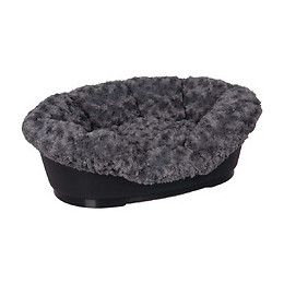Housse Cuddly Pour Lit Domus. 50/60 Cm .gris. Pour Chien. - Flamingo Pet Products - Fl-514569