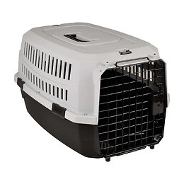 Cage De Transport Cargo, Taille S. 39 X 58 X H 33 Cm, Couleur Noir, Pour Chien. - Flamingo Pet Products - Fl-517574