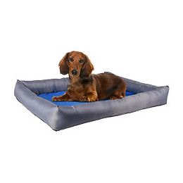 Coussin Rafraîchissant Fresk. Taille M. 60 X 50 X 8.5 Cm. Bleu/gris. Pour Chien. - Flamingo Pet Products - Fl-519544