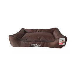 Coussin Titan, Brun. Taille 80 X 60 X 15 Cm. Pour Chien - Flamingo Pet Products - Fl-1031234