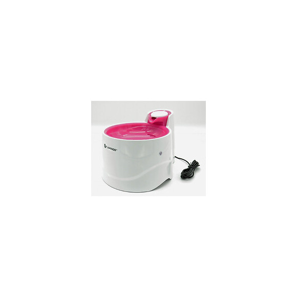Fontaine À Eau Bellagio 2 Litres.  Pour Chiens Et Chats. Couleur Rose. - Flamingo Pet Products - Fl-518216