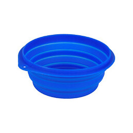 Ecuelle De Voyage Falda Bleu Pour Chien. 1 Litre. Ø 18 Cm - Flamingo Pet Products - Fl-44039