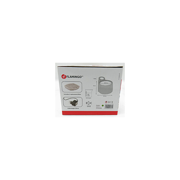 Fontaine À Eau Bellagio 2 Litres.  Pour Chiens Et Chats. Couleur Rose. - Flamingo Pet Products - Fl-518216