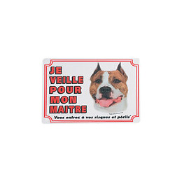 Panneau Portail American Staffordshire Terrier. Chien. - Flamingo Pet Products - Fl-507382